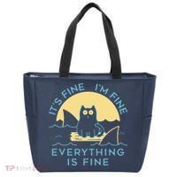 It's Fine I'm Fine Everything Is Fine Tote Bag thumb 0