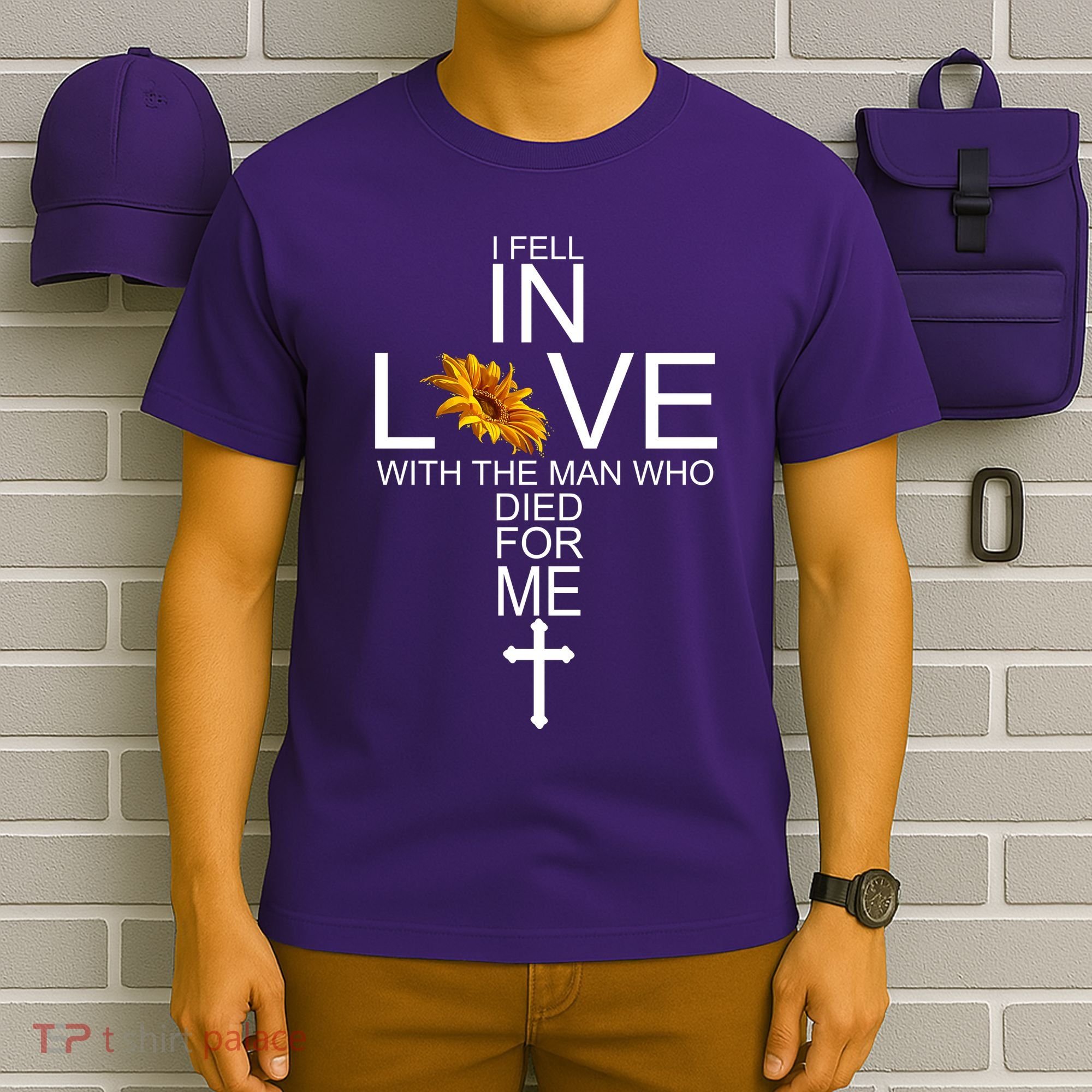 I Fell In Love With The Man Who Died For Me Jesus T-Shirt