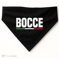 Italy Flag Italian Bocce Ball Player Meaningful Gift USA-Made Doggie Bandana thumb 0