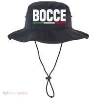 Italy Flag Italian Bocce Ball Player Meaningful Gift Bucket Hat thumb 0