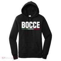 Italy Flag Italian Bocce Ball Player Meaningful Gift Women's Hoodie thumb 0
