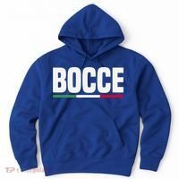 Italy Flag Italian Bocce Ball Player Meaningful Gift Hoodie thumb 0
