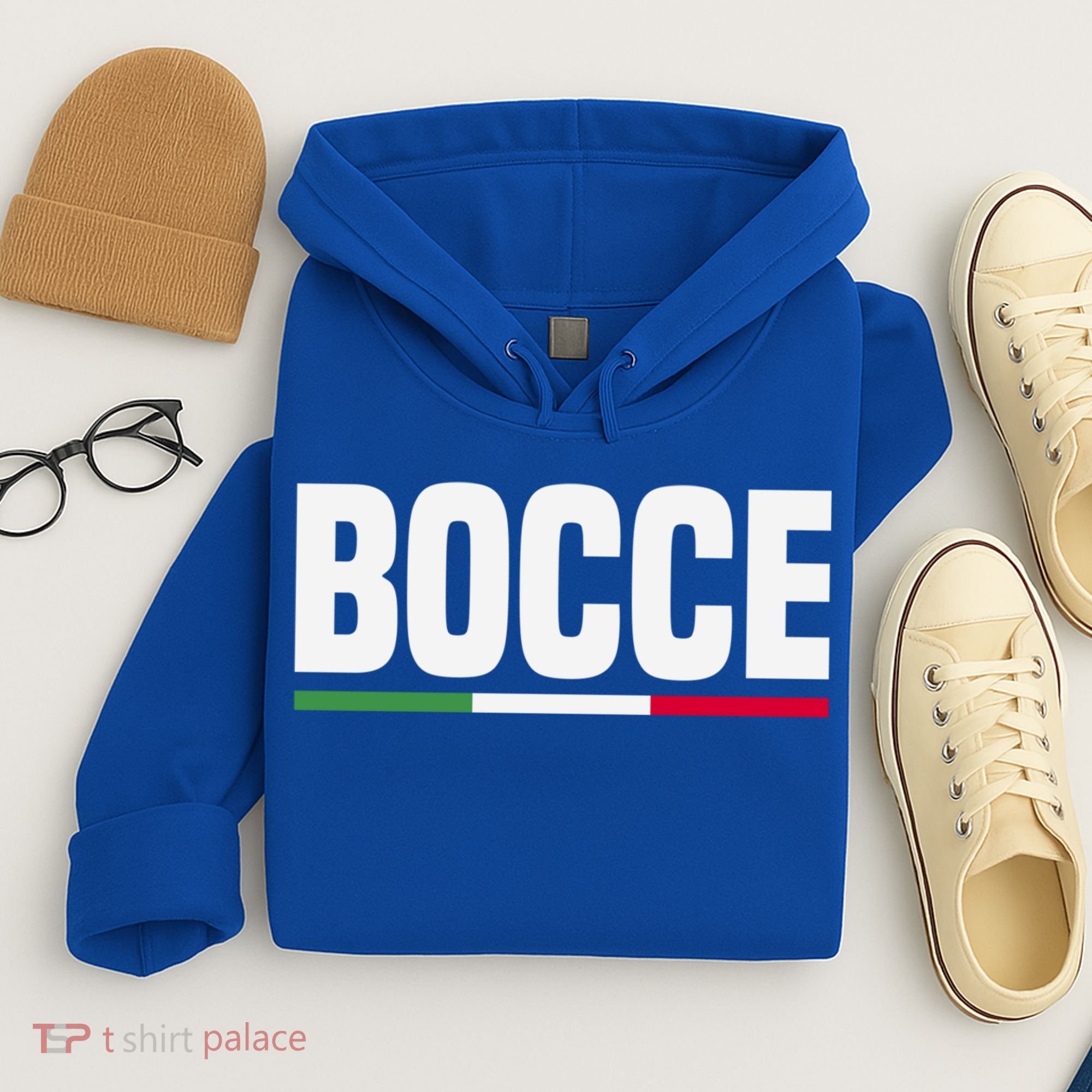 Italy Flag Italian Bocce Ball Player Meaningful Gift Hoodie