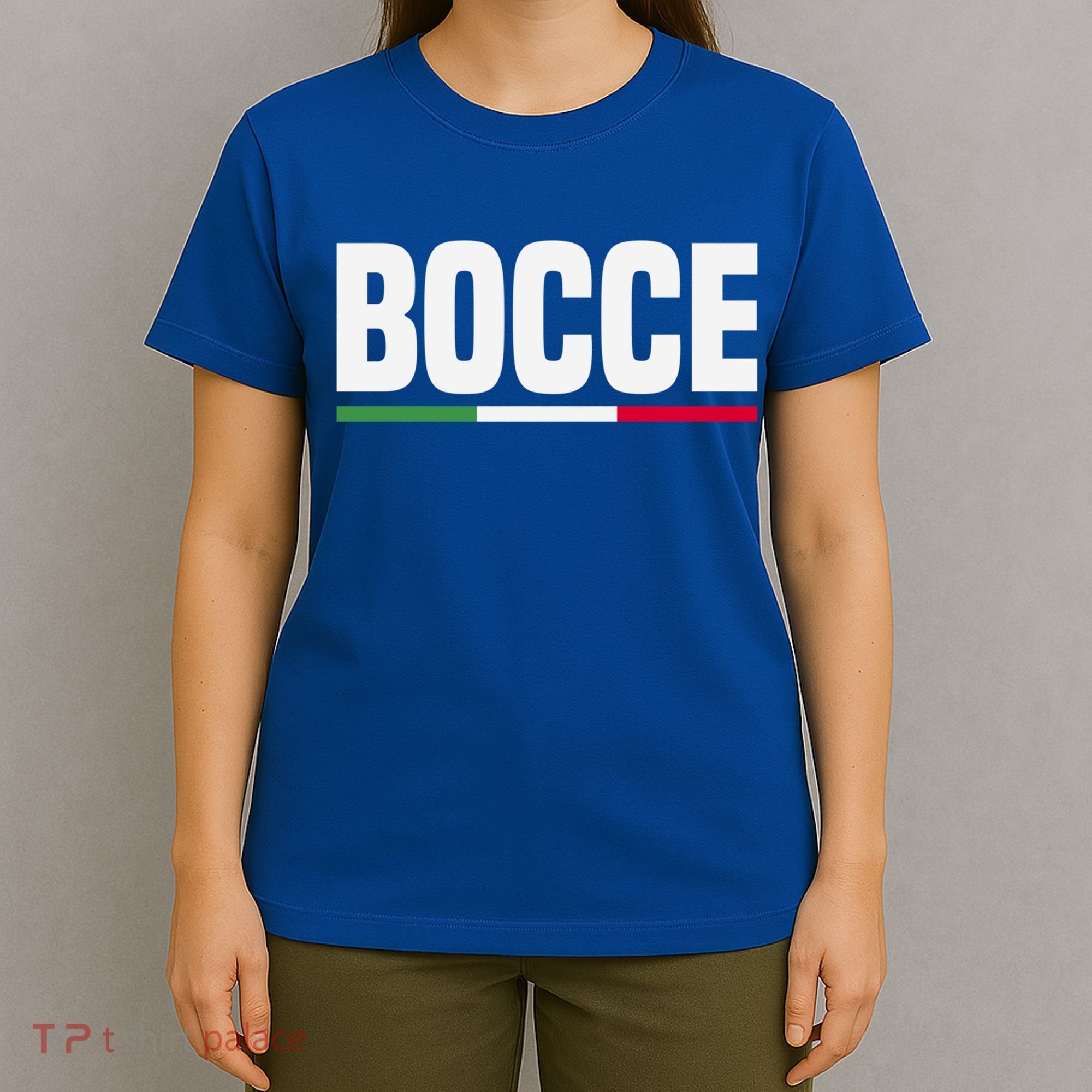 Italy Flag Italian Bocce Ball Player Meaningful Gift T-Shirt