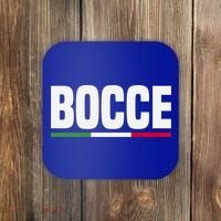 Italy Flag Italian Bocce Ball Player Meaningful Gift Coaster thumb 0