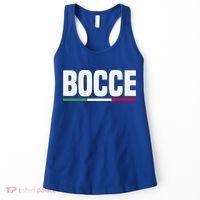 Italy Flag Italian Bocce Ball Player Meaningful Gift Women's Tank Top thumb 0