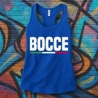 Italy Flag Italian Bocce Ball Player Meaningful Gift Women's Tank Top thumb 3