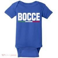 Italy Flag Italian Bocce Ball Player Meaningful Gift Baby Bodysuit thumb 0