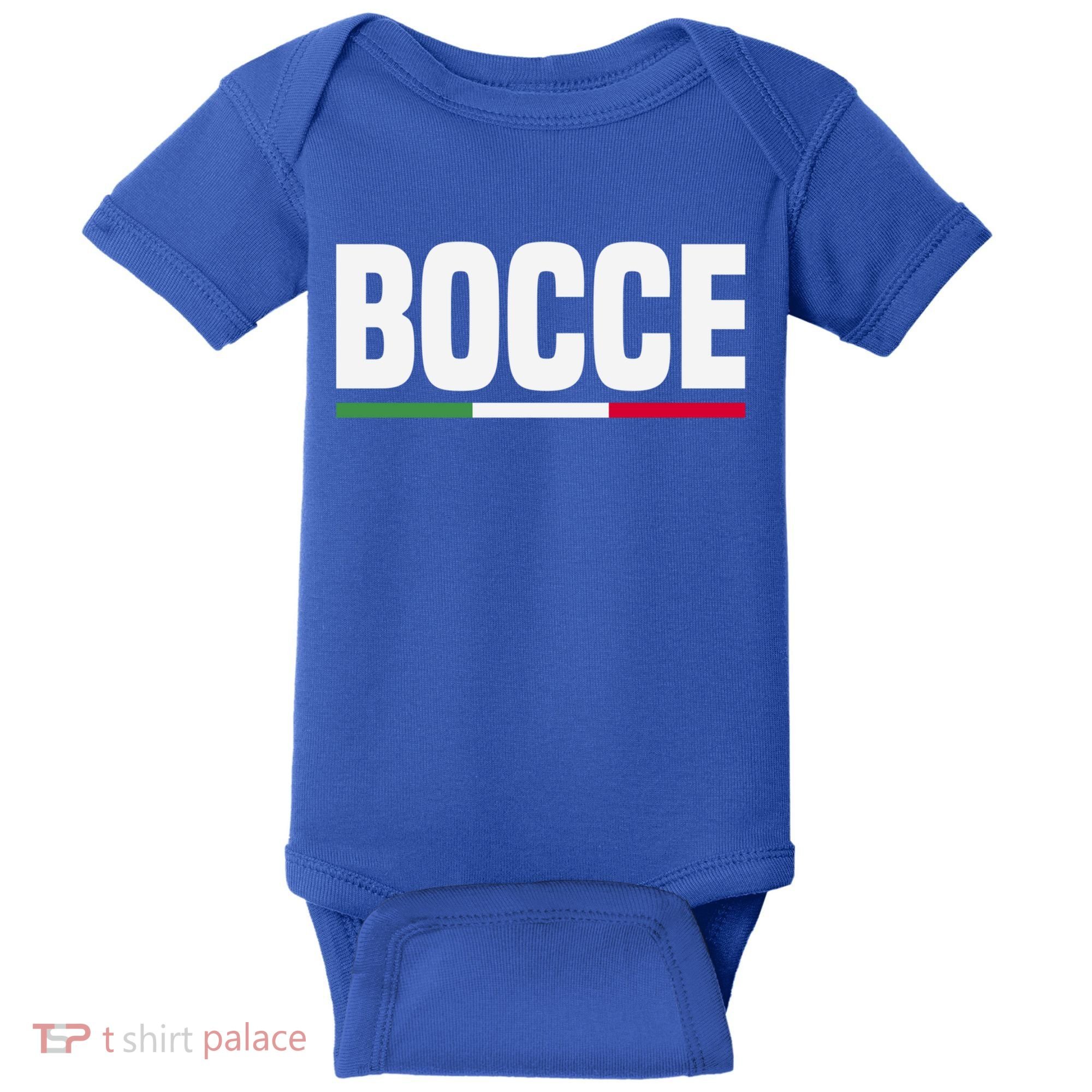 Italy Flag Italian Bocce Ball Player Meaningful Gift Baby Bodysuit