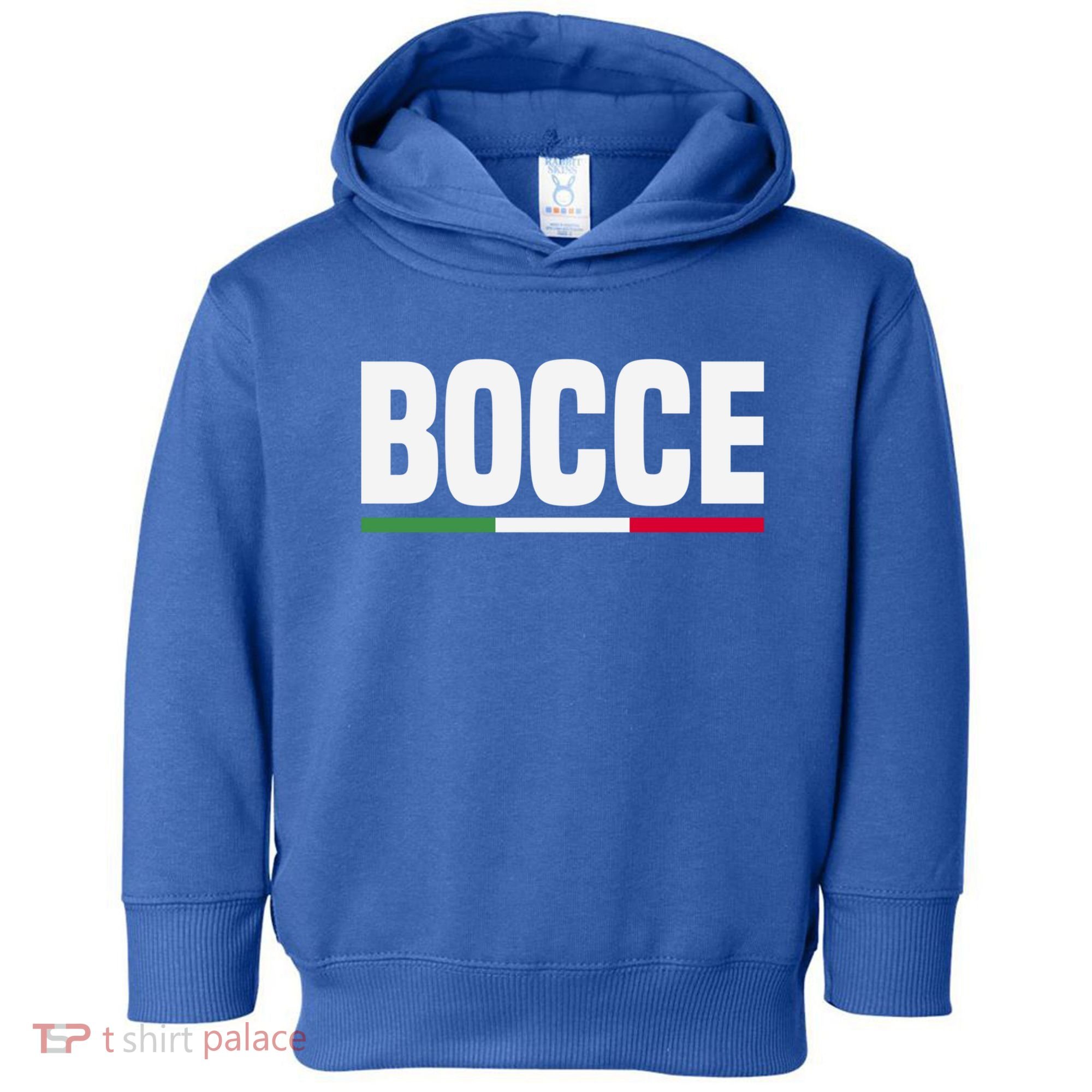 Italy Flag Italian Bocce Ball Player Meaningful Gift Toddler Hoodie