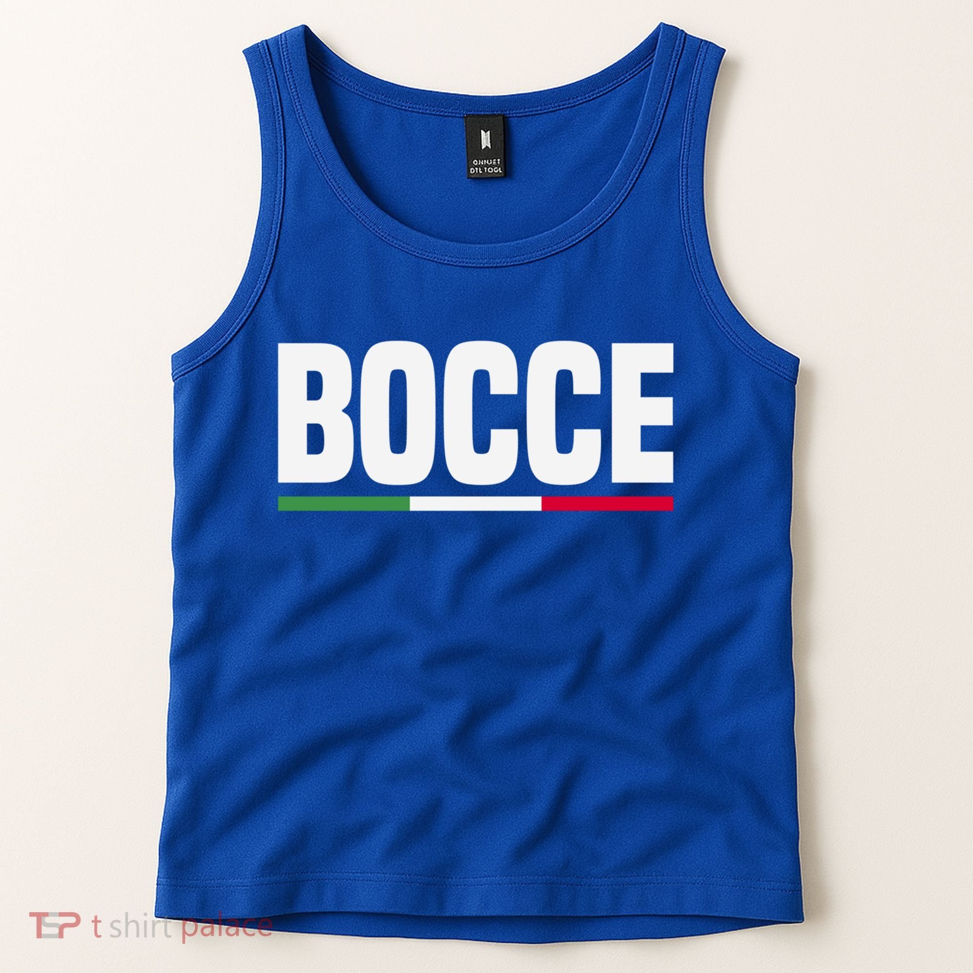 Italy Flag Italian Bocce Ball Player Meaningful Gift Tank Top