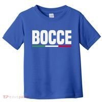 Italy Flag Italian Bocce Ball Player Meaningful Gift Toddler T-Shirt thumb 0