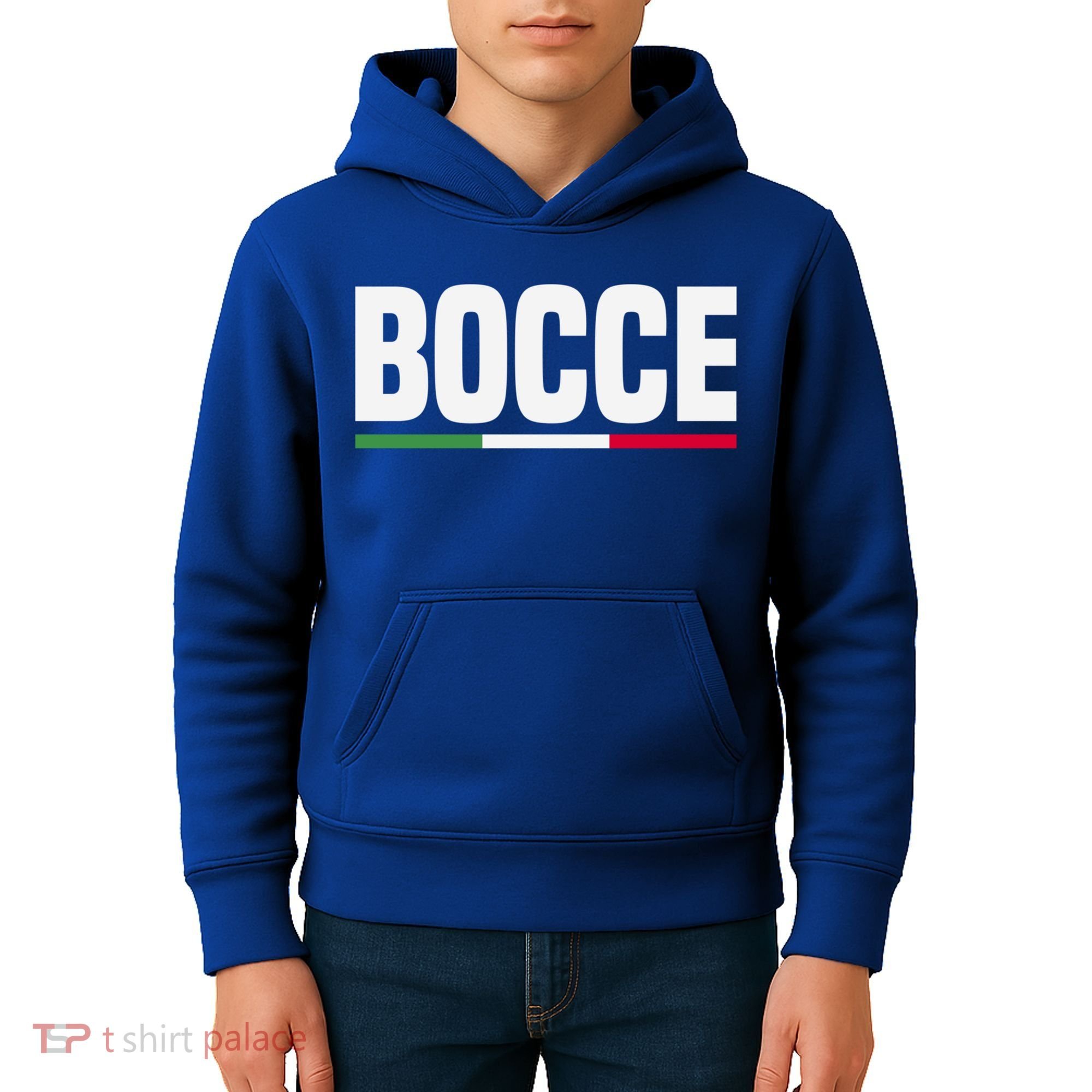 Italy Flag Italian Bocce Ball Player Meaningful Gift Kids Hoodie
