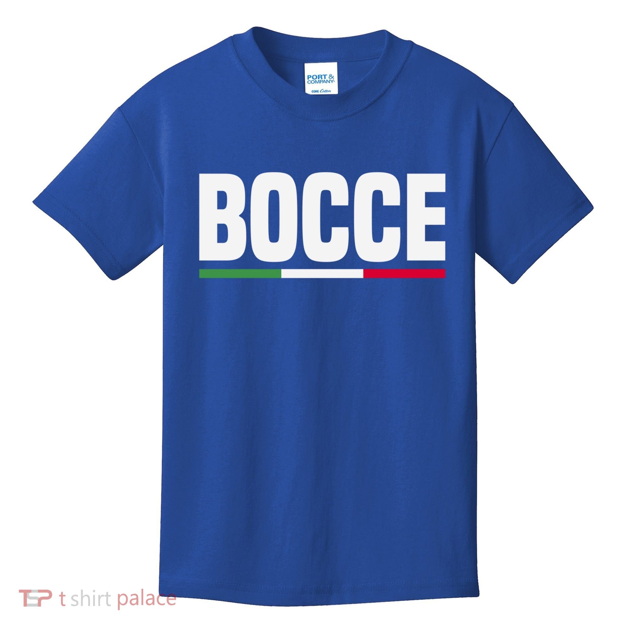 Italy Flag Italian Bocce Ball Player Meaningful Gift Kids T-Shirt