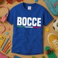Italy Flag Italian Bocce Ball Player Meaningful Gift Kids T-Shirt thumb 3