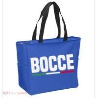 Italy Flag Italian Bocce Ball Player Meaningful Gift Tote Bag thumb 2