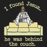 I Found Jesus... He Was Behind The Couch Beanie thumb 2