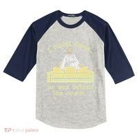 I Found Jesus... He Was Behind The Couch Kids Colorblock Raglan Jersey thumb 0