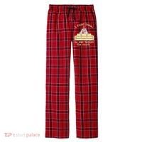 I Found Jesus... He Was Behind The Couch Men's Flannel Plaid Pajama Pants thumb 0