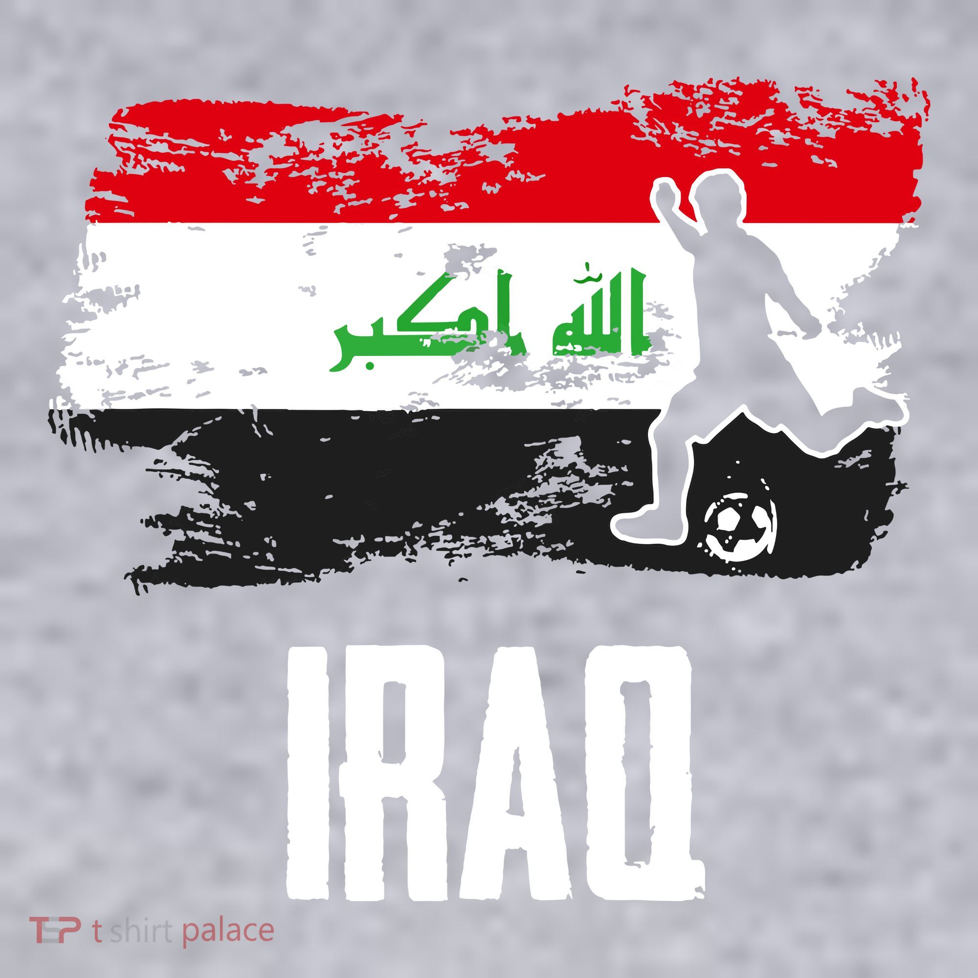 Iraq Flag Jersey Iraqi Soccer Team Iraqi Women's Racerback Cropped Tank