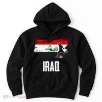 Iraq Flag Jersey Iraqi Soccer Team Iraqi Hoodie thumb 0