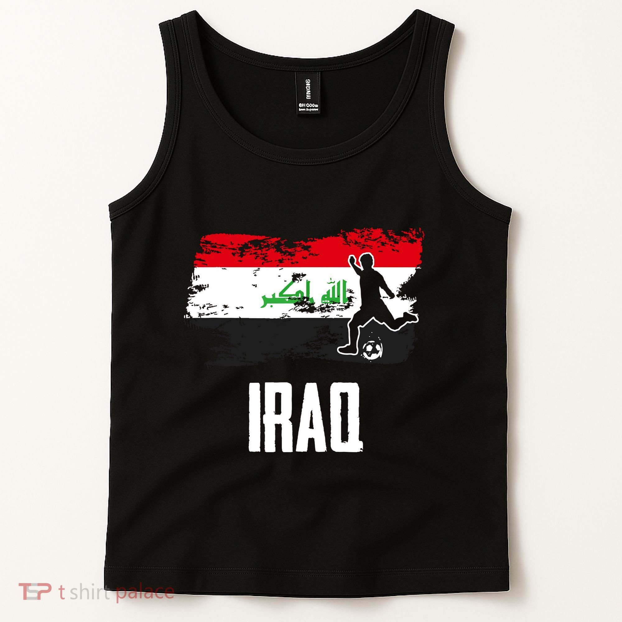 Iraq Flag Jersey Iraqi Soccer Team Iraqi Tank Top