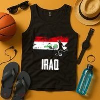 Iraq Flag Jersey Iraqi Soccer Team Iraqi Tank Top thumb 4