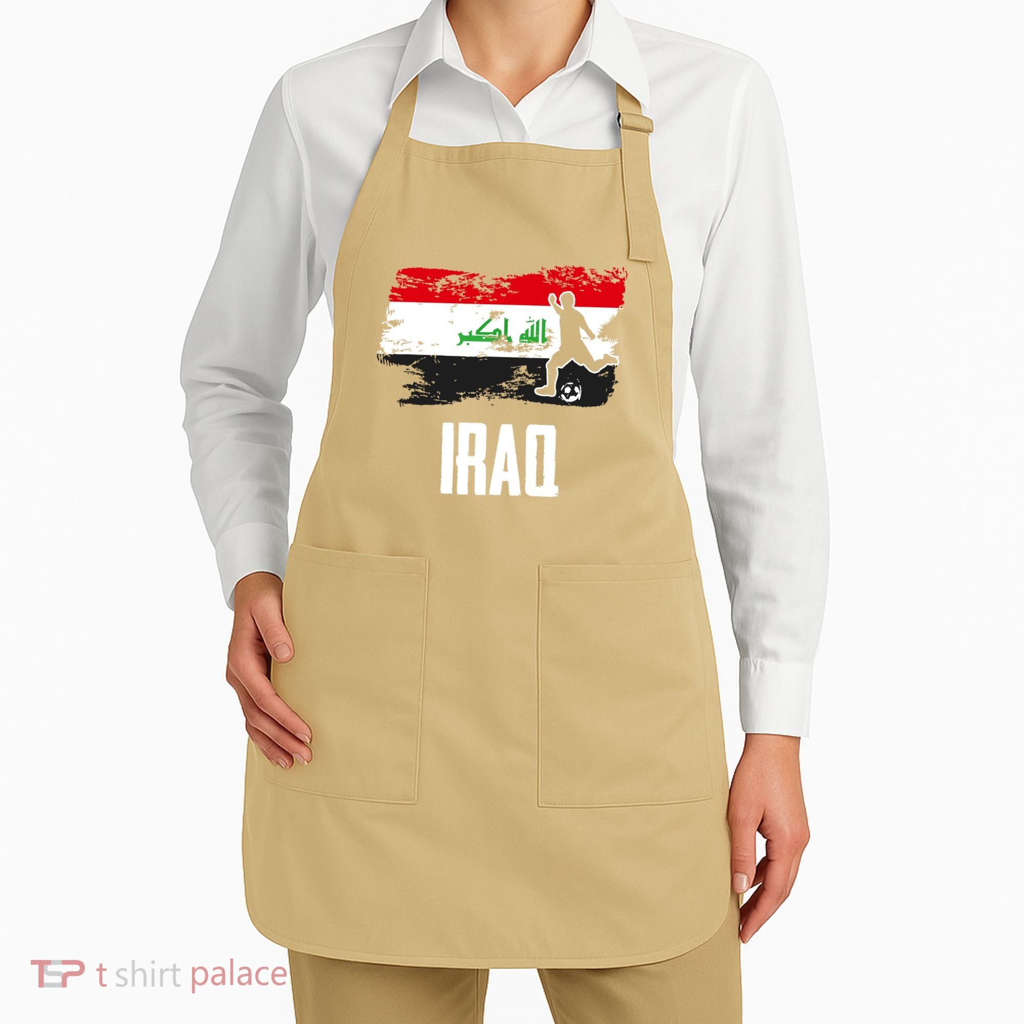 Iraq Flag Jersey Iraqi Soccer Team Iraqi Apron