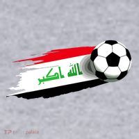 Iraq Flag Jersey Iraqi Soccer Team Iraqi Women's Racerback Cropped Tank thumb 2