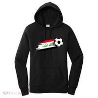Iraq Flag Jersey Iraqi Soccer Team Iraqi Women's Hoodie thumb 0