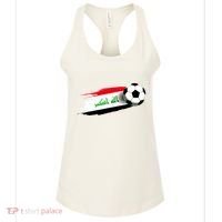 Iraq Flag Jersey Iraqi Soccer Team Iraqi Women's Tank Top thumb 0