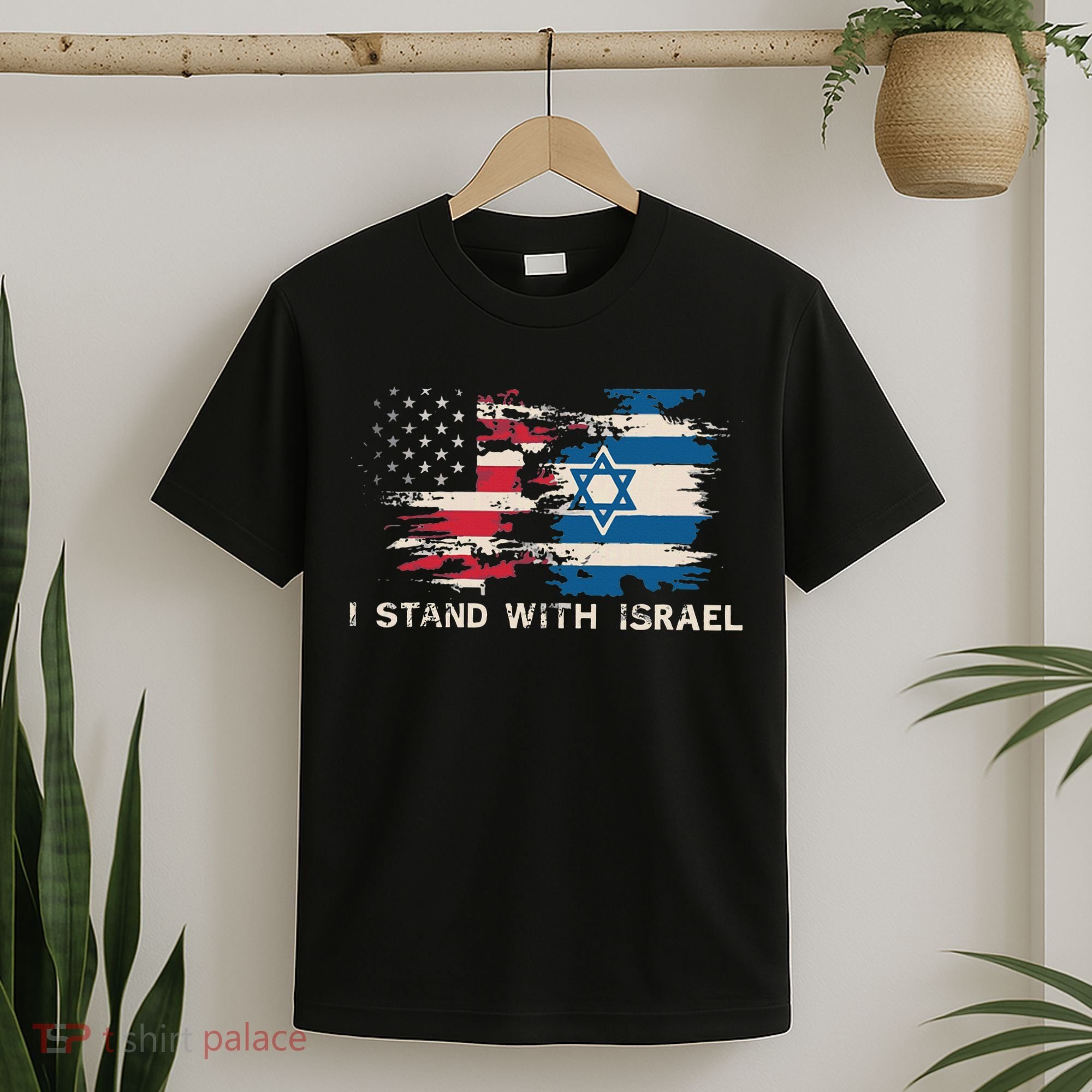 Israeli Flag Jewish Star Of David I Stand With Israel T-Shirt