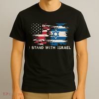 Israeli Flag Jewish Star Of David I Stand With Israel T-Shirt thumb 3