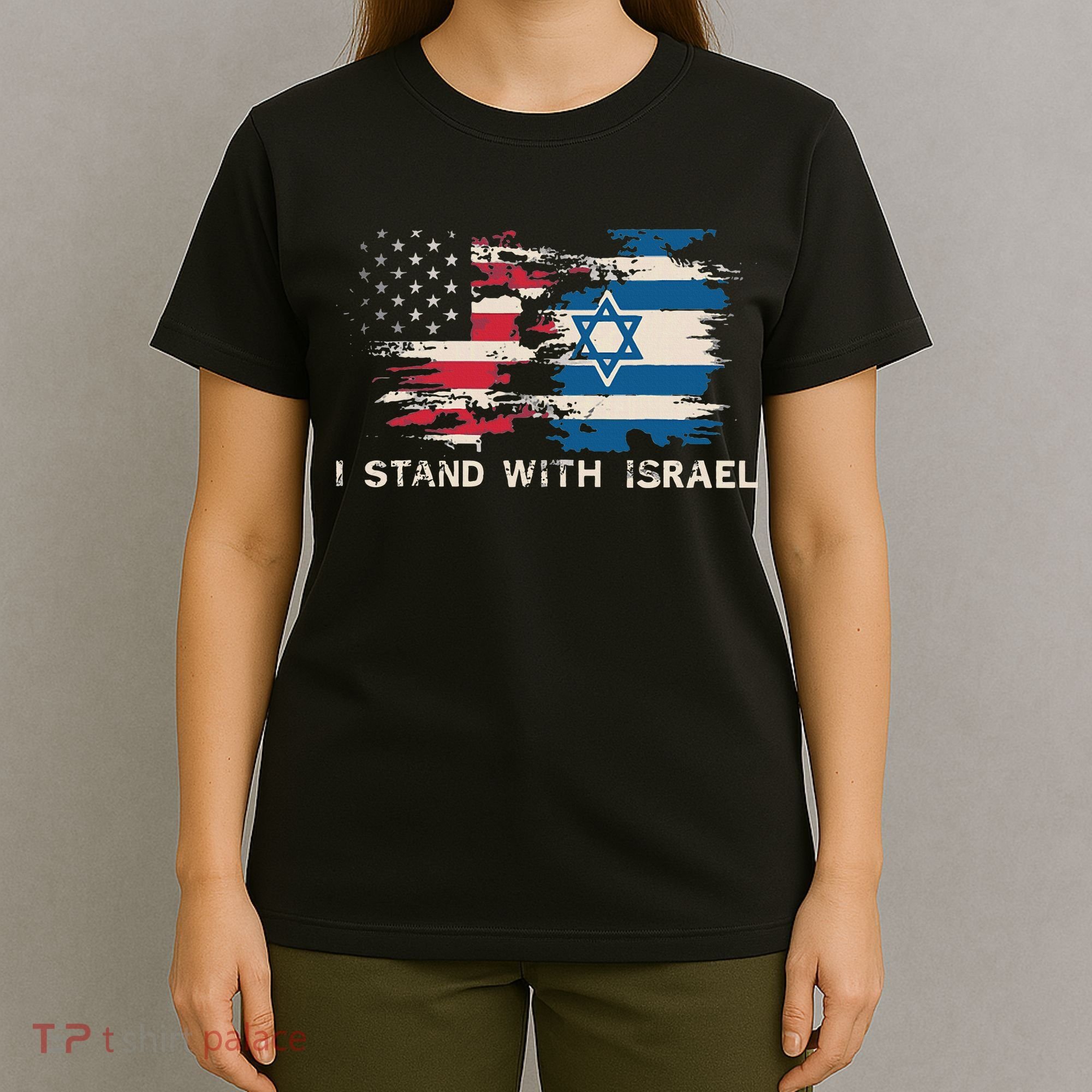 Israeli Flag Jewish Star Of David I Stand With Israel T-Shirt