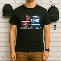 Israeli Flag Jewish Star Of David I Stand With Israel T-Shirt thumb 6