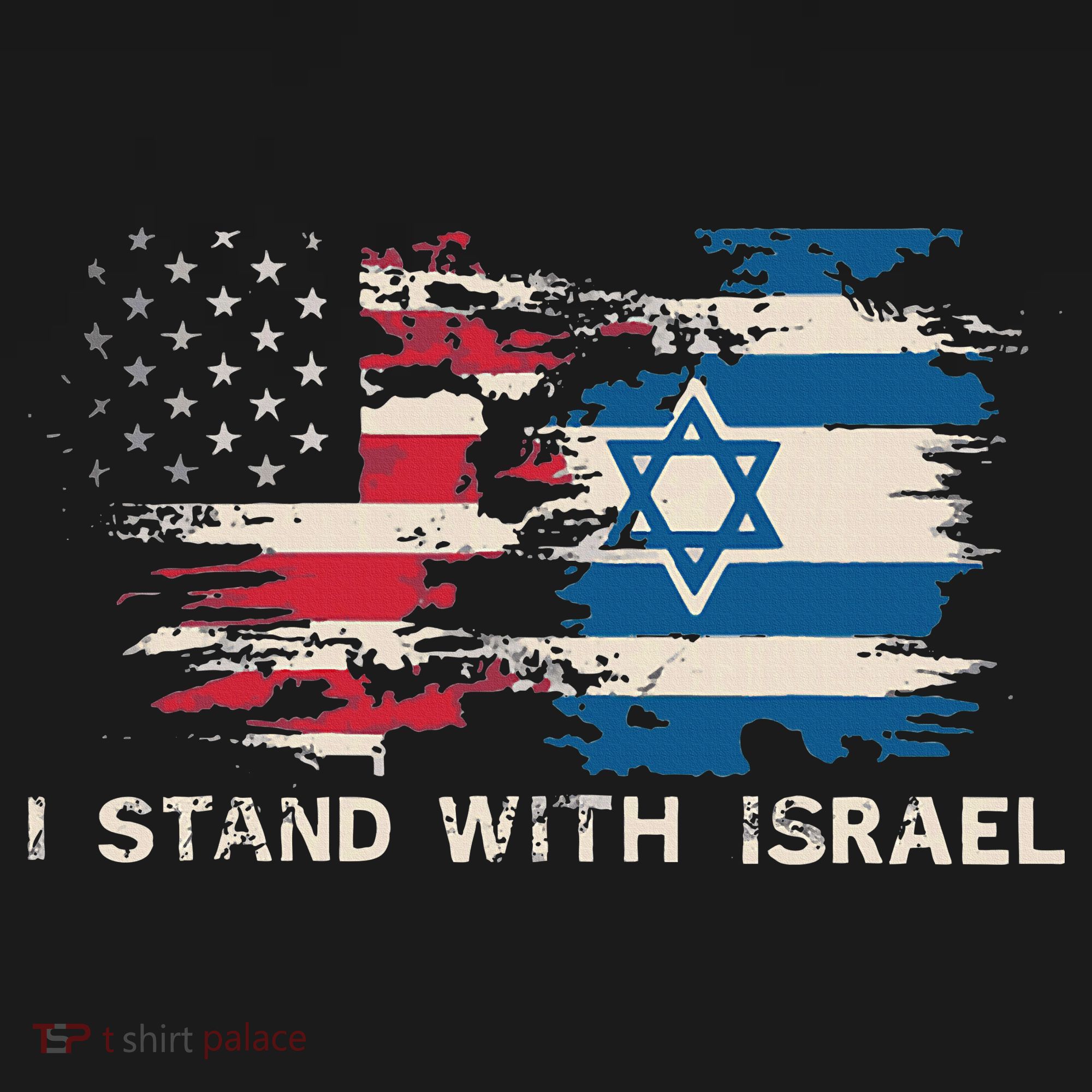 Israeli Flag Jewish Star Of David I Stand With Israel T-Shirt