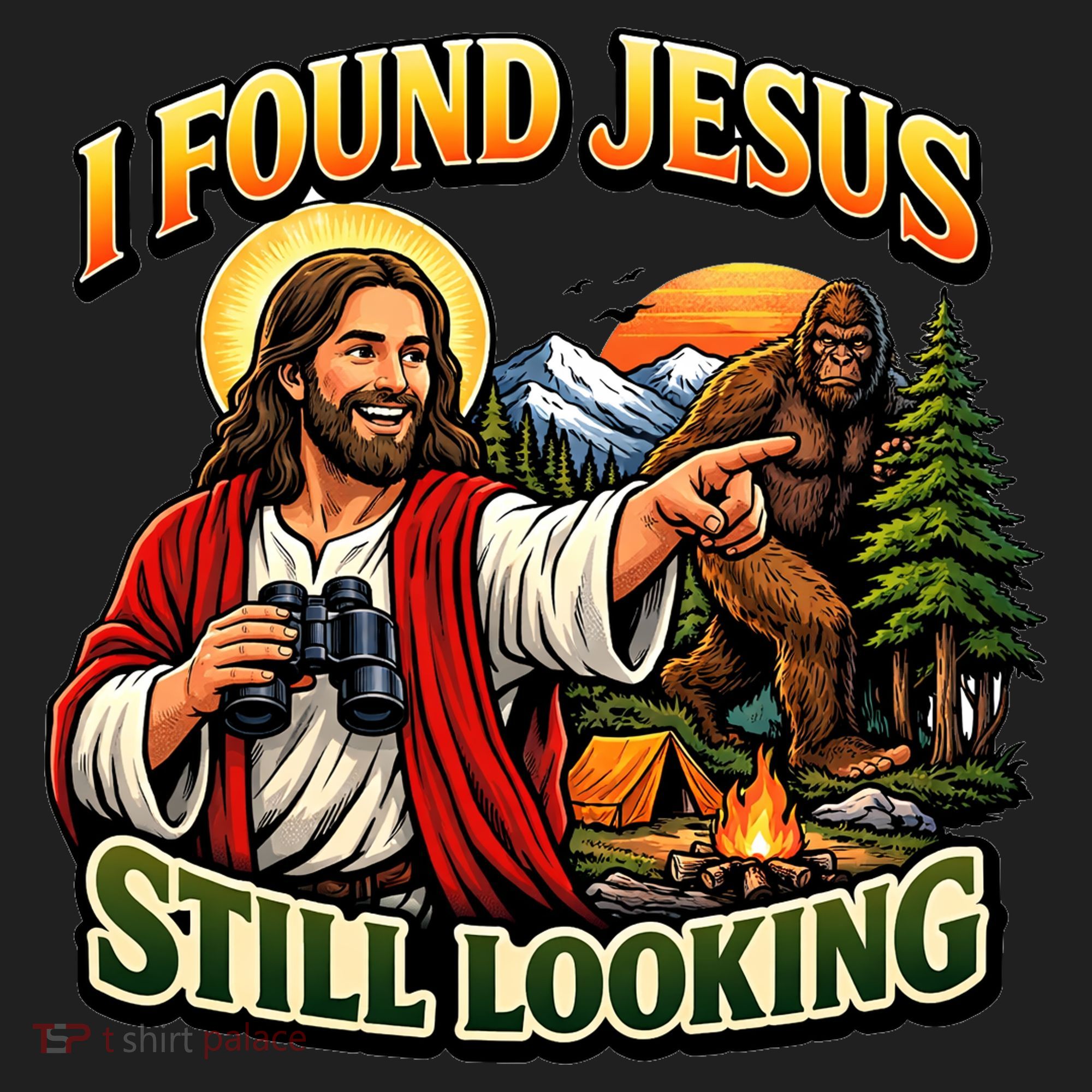 I Found Jesus Still Looking Bigfoot Beanie