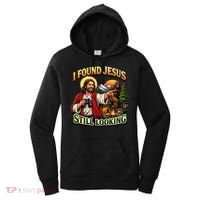 I Found Jesus Still Looking Bigfoot Women's Hoodie thumb 0
