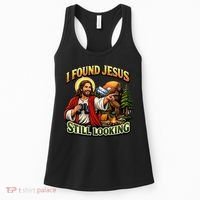 I Found Jesus Still Looking Bigfoot Women's Tank Top thumb 0
