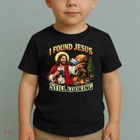 I Found Jesus Still Looking Bigfoot Toddler T-Shirt thumb 2