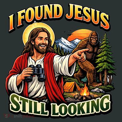 I Found Jesus Still Looking Bigfoot Infant Baby Jersey Bodysuit