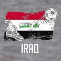 Iraq Flag Jersey Iraqi Soccer Team Iraqi Women's Racerback Cropped Tank thumb 2