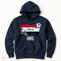 Iraq Flag Jersey Iraqi Soccer Team Iraqi Hoodie thumb 0