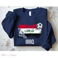Iraq Flag Jersey Iraqi Soccer Team Iraqi Sweatshirt thumb 2