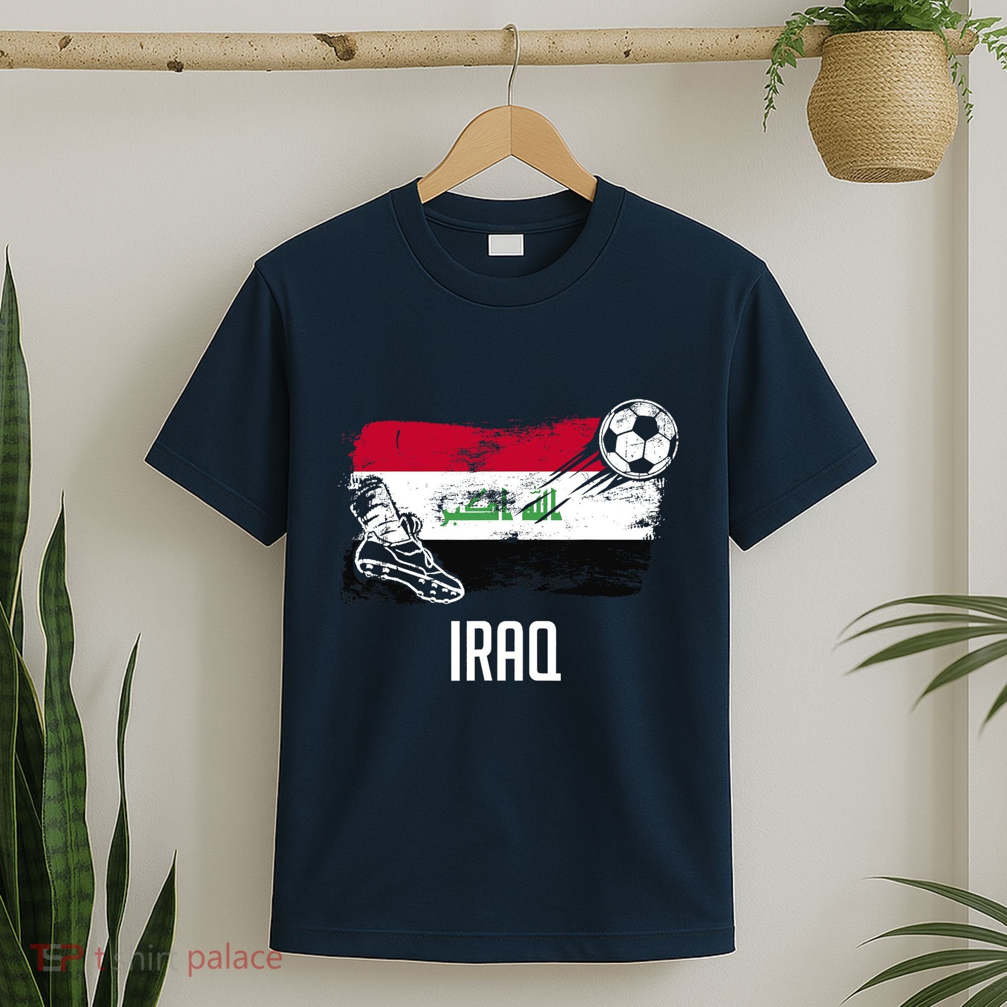 Iraq Flag Jersey Iraqi Soccer Team Iraqi T-Shirt