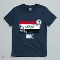 Iraq Flag Jersey Iraqi Soccer Team Iraqi T-Shirt thumb 5