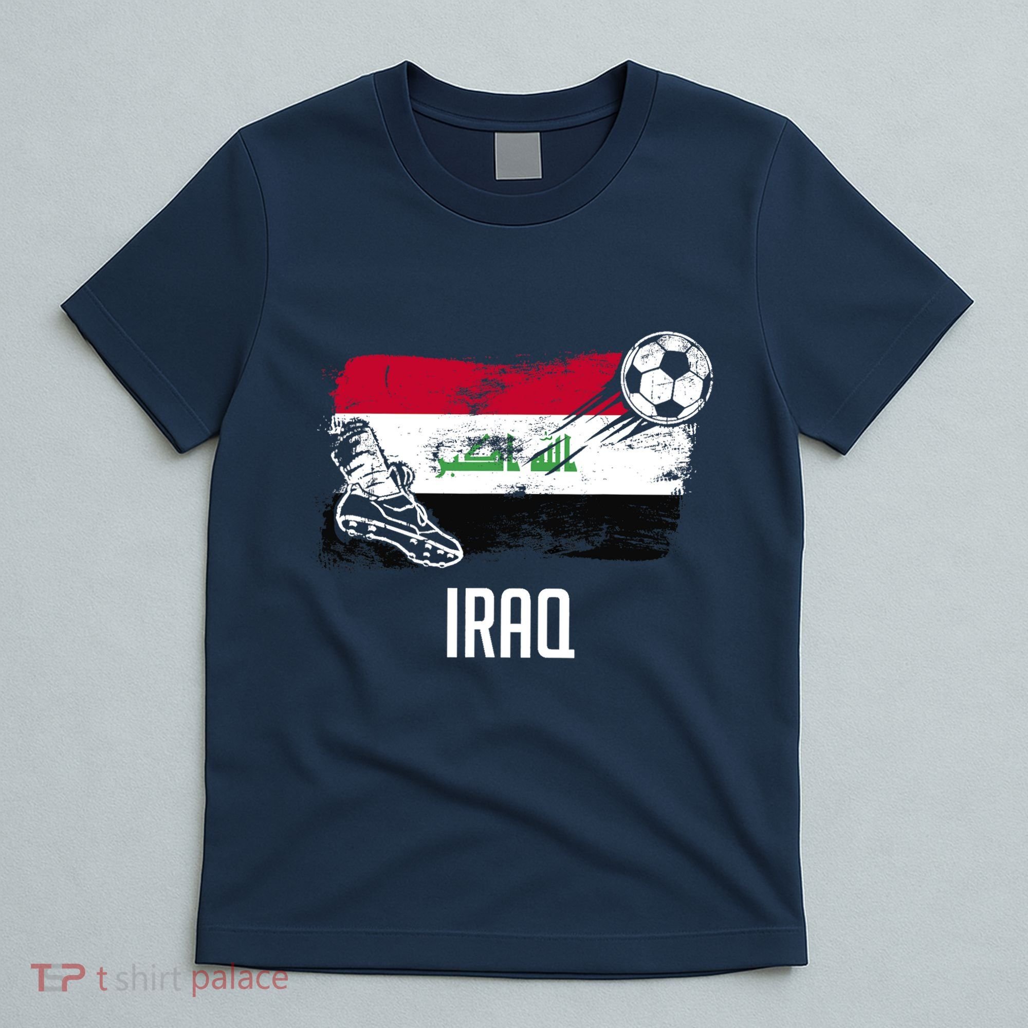 Iraq Flag Jersey Iraqi Soccer Team Iraqi T-Shirt