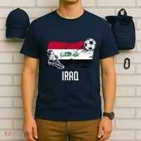 Iraq Flag Jersey Iraqi Soccer Team Iraqi T-Shirt thumb 6