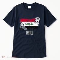 Iraq Flag Jersey Iraqi Soccer Team Iraqi Tall T-Shirt thumb 0