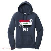 Iraq Flag Jersey Iraqi Soccer Team Iraqi Women's Hoodie thumb 0
